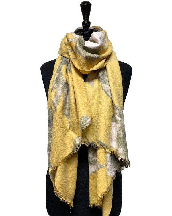 Grey Abstract Scarf, Accessories